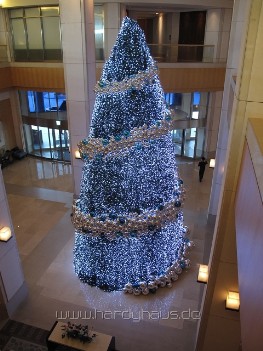 Weihnachtsbaum im Hotel Hyatt Seoul